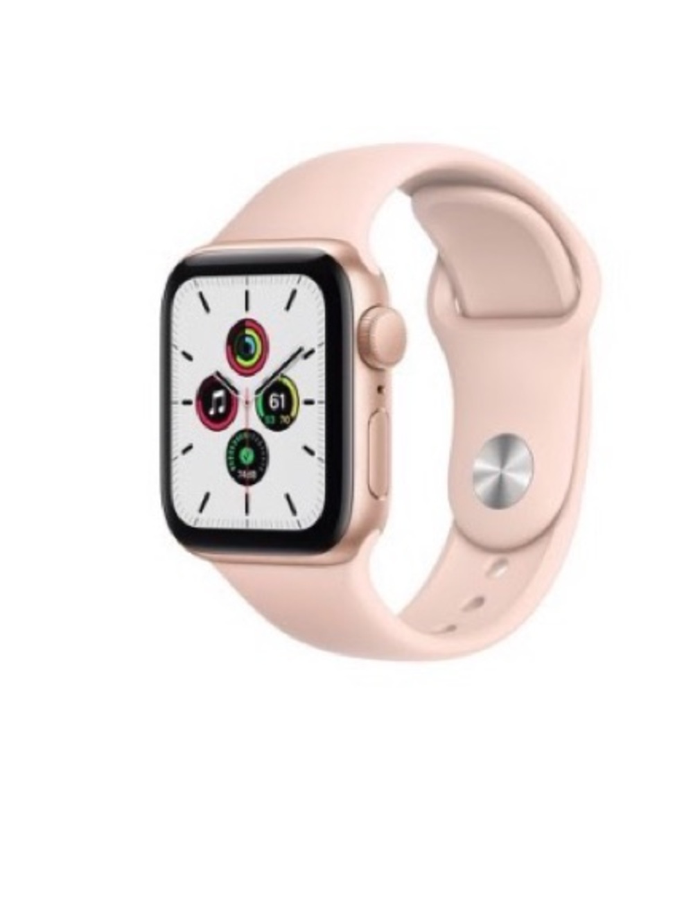 Apple Watch in Blush Pink with Rose Gold Case